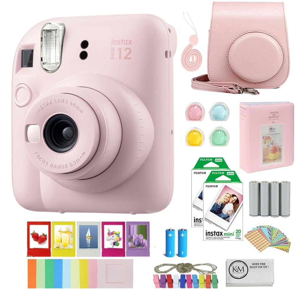instax mini 12 ブロッサムピンク【★保証書付】 チェキ” INSTAX mini 12 ブロッサムピンク | フジフイルムモール